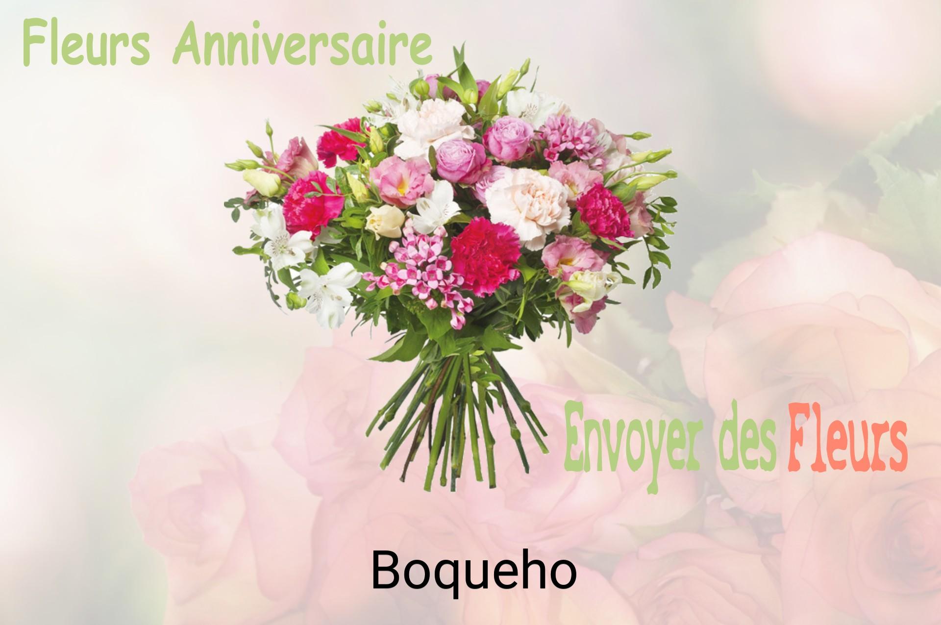 Bouquet de fleurs d’anniversaire livré à Boqueho